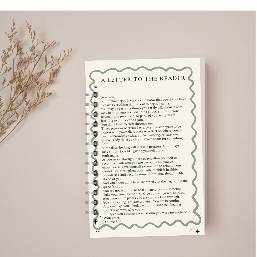 Faith-Based Healing Journal for Men – Guided Prompts for Emotional & Spiritual Restoration